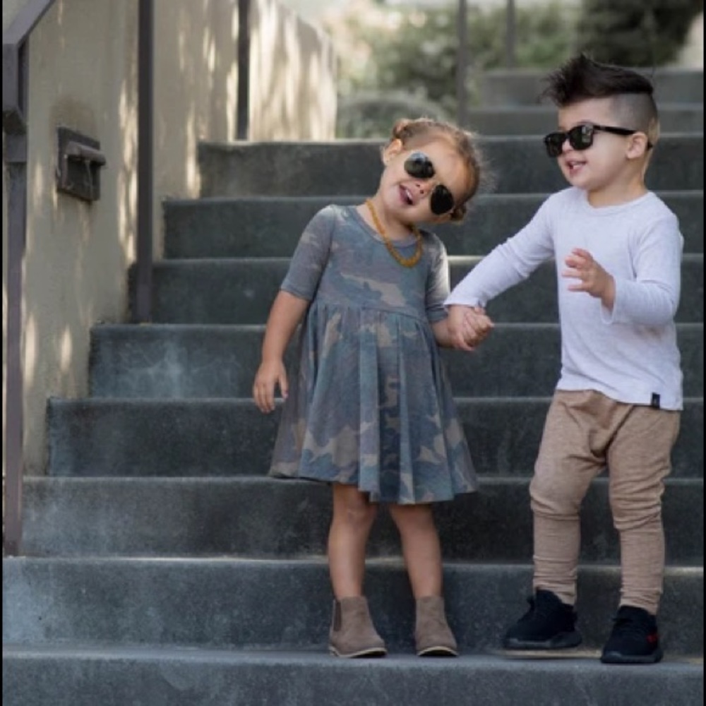 Millie + Roo Camo Twirl Dress